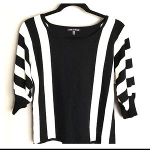 Cable and Gauge Dolman Sleeve Sweater